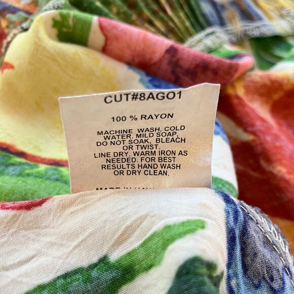 Jams World Hattie Dress Tropical Print Size XL Hawaii Unique Vacation - Picture 7 of 7